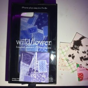 Vintage denim wildflower cases